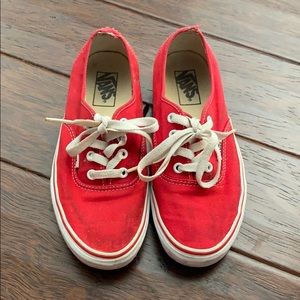 Red Vans